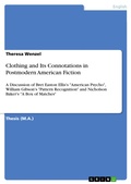Cover: Clothing and Its Connotations in Postmodern American Fiction - GRIN Verlag