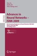 Cover: Advances in Neural Networks - ISNN 2009 - Springer