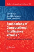 Cover: Foundations of Computational Intelligence Volume 5 - Springer