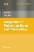 Cover: Computation of Multivariate Normal and t Probabilities - Springer