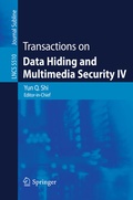 Cover: Transactions on Data Hiding and Multimedia Security IV - Springer