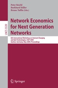 Cover: Network Economics for Next Generation Networks - Springer