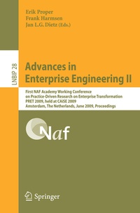 Enlarge image Cover: Advances in Enterprise Engineering II - Springer