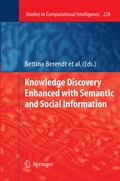 Cover: Knowledge Discovery Enhanced with Semantic and Social Information - Springer