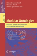 Cover: Modular Ontologies - Springer