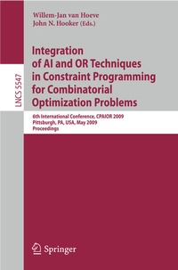 Enlarge image Cover: Integration of AI and OR Techniques in Constraint Programming for Combinatorial Optimization Problems - Springer