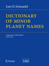 Abbildung von: Dictionary of Minor Planet Names - Springer