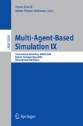 Cover: Multi-Agent-Based Simulation IX - Springer