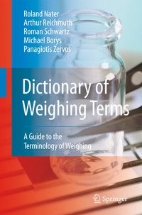 Abbildung von: Dictionary of Weighing Terms - Springer
