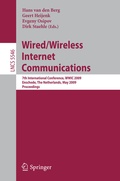 Cover: Wired/Wireless Internet Communications - Springer