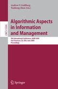 Cover: Algorithmic Aspects in Information and Management - Springer