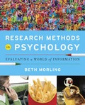 Cover: Research Methods in Psychology - WW Norton & Co