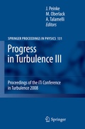 Cover: Progress in Turbulence III - Springer