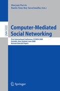 Cover: Computer-Mediated Social Networking - Springer