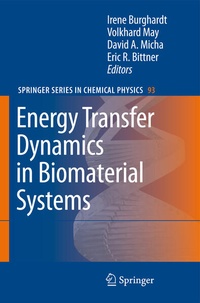 Enlarge image Cover: Energy Transfer Dynamics in Biomaterial Systems - Springer