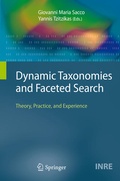 Cover: Dynamic Taxonomies and Faceted Search - Springer