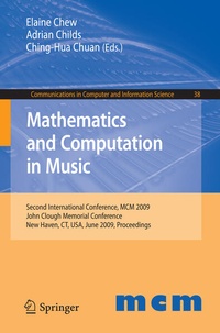 Enlarge image Cover: Mathematics and Computation in Music - Springer