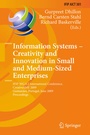Cover: Information Systems -- Creativity and Innovation in Small and Medium-Sized Enterprises - Springer