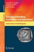 Cover: Conceptual Modeling: Foundations and Applications - Springer