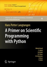 Enlarge image Cover: A Primer on Scientific Programming with Python - Springer