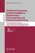 Cover: Distributed Computing, Artificial Intelligence, Bioinformatics, Soft Computing, and Ambient Assisted Living - Springer
