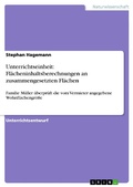 Cover: Unterrichtseinheit: Fl&auml;cheninhaltsberechnungen an zusammengesetzten Fl&auml;chen - GRIN Verlag
