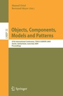Cover: Objects, Components, Models and Patterns - Springer