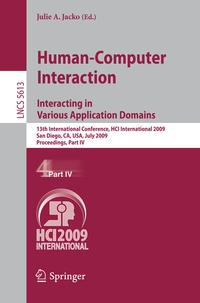 Abbildung von: Human-Computer Interaction. Interacting in Various Application Domains - Springer