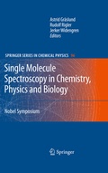 Cover: Single Molecule Spectroscopy in Chemistry, Physics and Biology - Springer