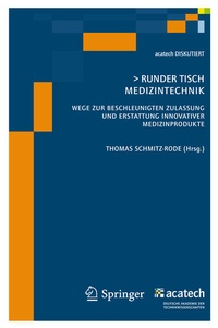 Enlarge image Cover: Runder Tisch Medizintechnik - Springer