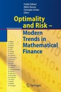 Cover: Optimality and Risk - Modern Trends in Mathematical Finance - Springer