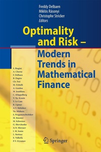 Abbildung von: Optimality and Risk - Modern Trends in Mathematical Finance - Springer