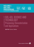 Cover: Handbook of Sol-gel Science and Technology: Sol-gel Processing v. 1 - Springer