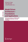 Cover: Model Driven Architecture - Foundations and Applications - Springer