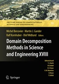 Cover: Domain Decomposition Methods in Science and Engineering XVIII - Springer
