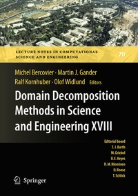 Enlarge image Cover: Domain Decomposition Methods in Science and Engineering XVIII - Springer