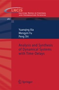 Cover: Analysis and Synthesis of Dynamical Systems with Time-Delays - Springer