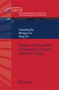 Cover: Analysis and Synthesis of Dynamical Systems with Time-Delays - Springer