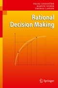 Cover: Rational Decision Making - Springer