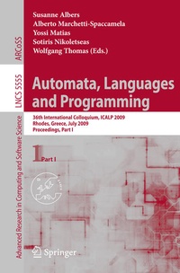Enlarge image Cover: Automata, Languages and Programming - Springer