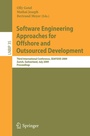 Cover: Software Engineering Approaches for Offshore and Outsourced Development - Springer