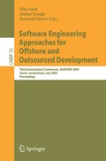 Cover: Software Engineering Approaches for Offshore and Outsourced Development - Springer