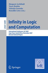 Enlarge image Cover: Infinity in Logic and Computation - Springer