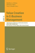 Cover: Value Creation in E-Business Management - Springer