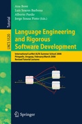 Cover: Language Engineering and Rigorous Software Development - Springer