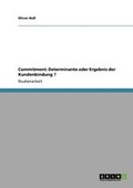 Cover: Commitment - Grin Verlag