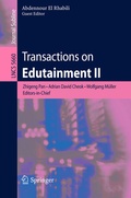 Cover: Transactions on Edutainment II - Springer