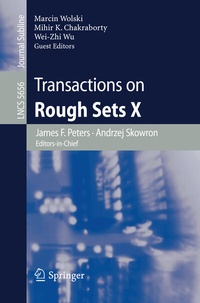 Abbildung von: Transactions on Rough Sets X - Springer