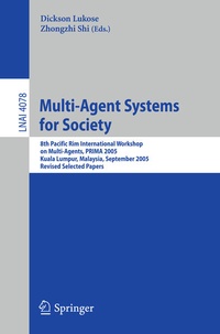 Enlarge image Cover: Multi-Agent Systems for Society - Springer