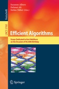 Cover: Efficient Algorithms - Springer